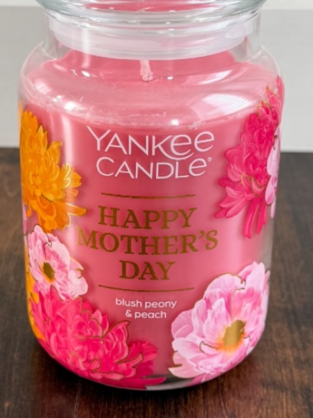 Yankee Candle Pink Blush Peony & Peach Jar - Happy Mother's Day - Picture 4 of 5